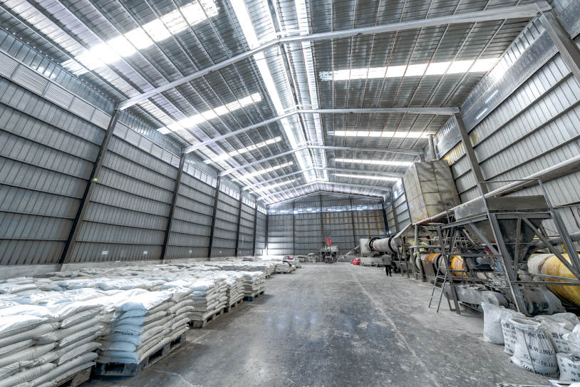 煅燒鋅生產(chǎn)車(chē)間